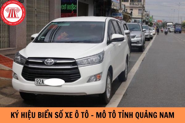 Ký hiệu biển số xe ô tô - mô tô tỉnh Quảng Nam là gì?