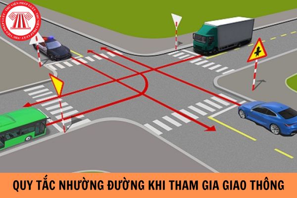 Quy tắc nhường đường khi tham gia giao thông như thế nào?