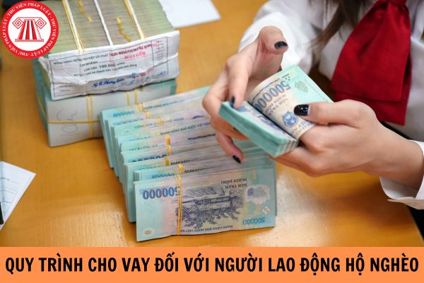 Quy trình cho vay đối với người lao động thuộc hộ nghèo đi làm việc ở nước ngoài theo hợp đồng như thế nào?