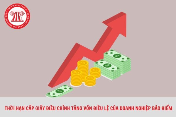 Thời hạn cấp giấy điều chỉnh tăng vốn điều lệ của doanh nghiệp bảo hiểm là bao lâu?