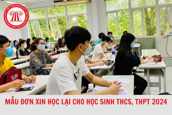 Mẫu đơn xin đi học lại cho học sinh THCS, THPT chuẩn xác 2024?