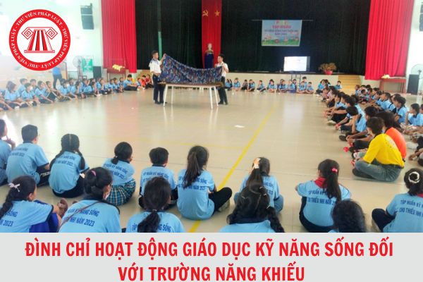 Ai có quyền đình chỉ hoạt động giáo dục kỹ năng sống đối với trường năng khiếu vi phạm?