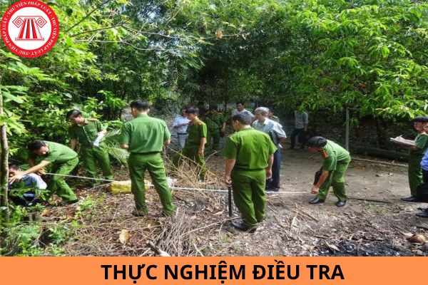 Thực nghiệm điều tra là gì? Khi nào cần phải thực nghiệm điều tra?