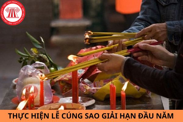 Thực hiện lễ cúng sao giải hạn đầu năm có bị phạt không?