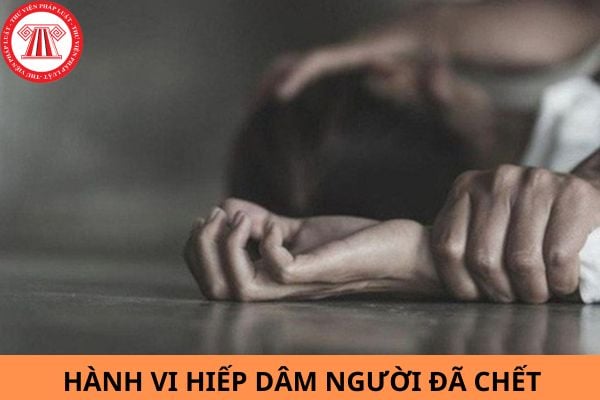 Hành vi hiếp dâm người đã chết thì bị truy cứu trách nhiệm hình sự về tội gì?