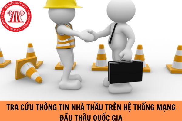 Hướng dẫn tra cứu thông tin nhà thầu trên hệ thống mạng đấu thầu quốc gia?