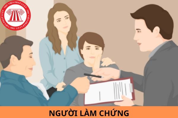 Những đối tượng nào không được làm chứng cho việc lập di chúc?