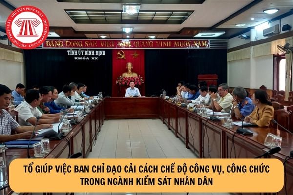 Chế độ làm việc của Ban Chỉ đạo cải cách chế độ công vụ, công chức trong ngành Kiểm sát nhân dân được quy định như thế nào?