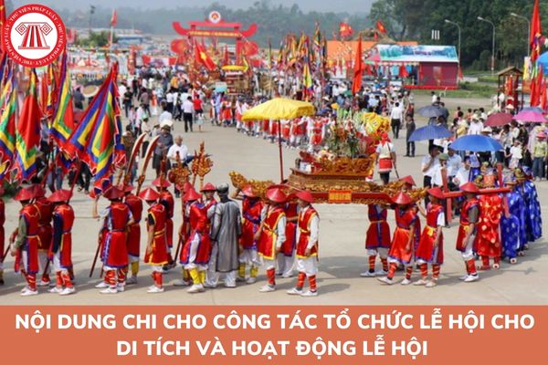 chi tổ chức lễ hội