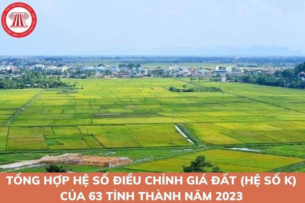 Hệ số điều chính giá đất