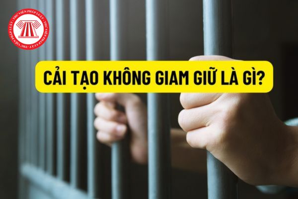 Đang cải tạo không giam giữ có được đi làm không?