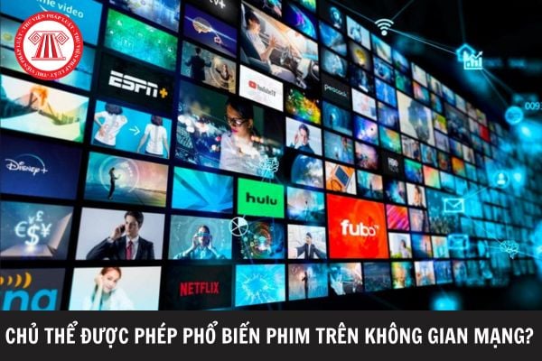 Chủ thể nào được phép phổ biến phim trên không gian mạng? Hành vi phát hành phim khi chưa được phép phổ biến thì bị xử phạt vi phạm hành chính như thế nào? 