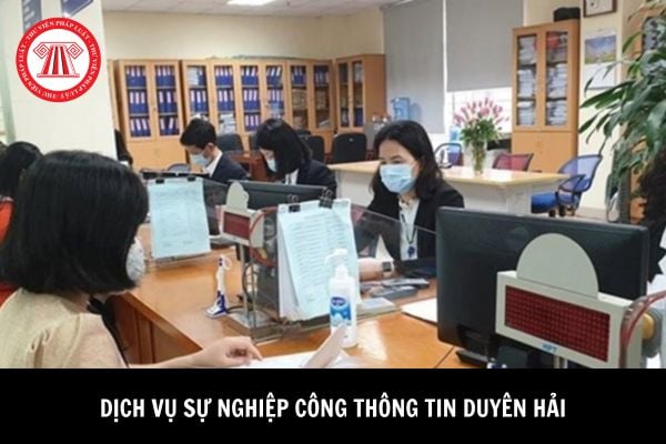 Thời gian triển khai và hoàn thành cung cấp dịch vụ sự nghiệp công thông tin duyên hải là khi nào?