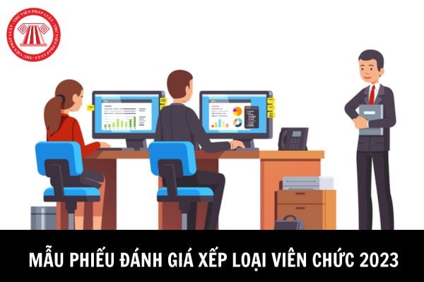 Mẫu phiếu đánh giá xếp loại viên chức mới nhất 2023 được quy định ra sao? Hướng dẫn điền mẫu phiếu đánh giá xếp loại viên chức?