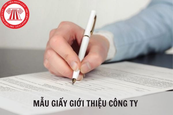 Mẫu giấy giới thiệu công ty chuẩn và mới nhất 2024?