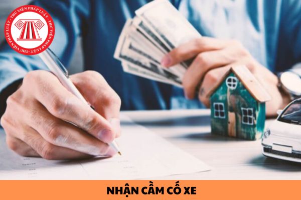 Chủ tiệm cầm đồ có được nhận cầm cố xe không có cà vẹt hay không?