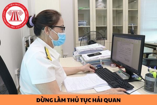 Biện pháp cưỡng chế dừng làm thủ tục hải quan được tạm dừng áp dụng trong các trường hợp nào?