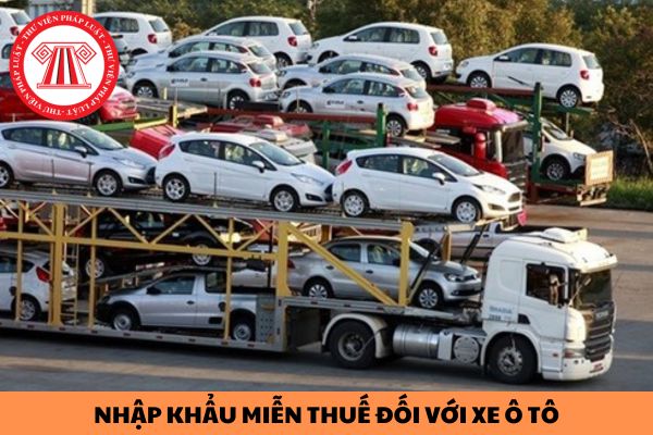 Định lượng tạm nhập khẩu miễn thuế đối với xe ô tô, xe máy đối tượng được hưởng quyền ưu đãi tại Việt Nam như thế nào?