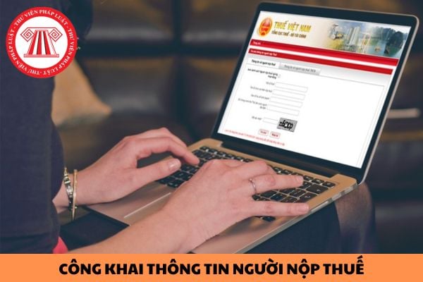 Hình thức công khai thông tin người nộp thuế gồm những gì? Không nộp hồ sơ khai thuế bao nhiêu ngày thì người nộp thuế sẽ bị công khai thông tin?