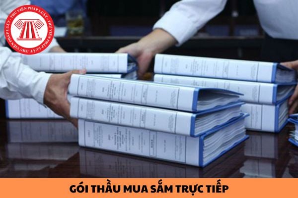 Gói thầu mua sắm trực tiếp được thực hiện khi đáp ứng đủ các điều kiện gì?