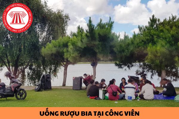 Có được uống rượu bia tại công viên hay không?