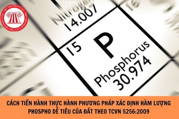 Cách tiến hành thực hiện phương pháp xác định hàm lượng phospho dễ tiêu của đất theo TCVN 5256:2009 như thế nào?