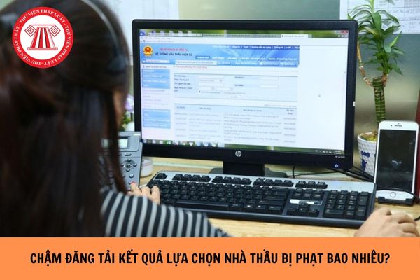 Chậm đăng tải kết quả lựa chọn nhà thầu bị phạt bao nhiêu?