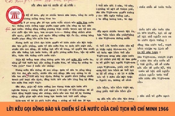 Ngày 17/7/1966, Chủ tịch Hồ Chí Minh ra lời kêu gọi đồng bào và chiến sĩ cả nước: Chiến tranh có thể kéo dài 5 năm, 10 năm, 20 năm hoặc lâu hơn nữa.....song nhân dân Việt Nam quyết không sợ! Không có gì quý hơn điều gì?