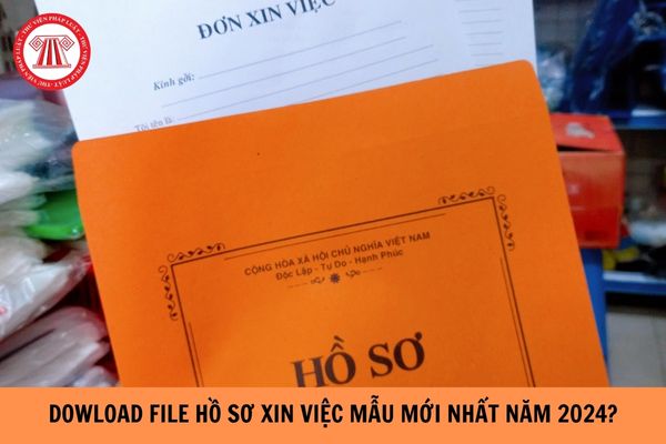 Dowload file hồ sơ xin việc mẫu mới nhất năm 2024?