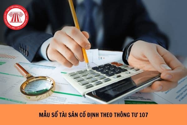 Mẫu Sổ tài sản cố định theo Thông tư 107 của Bộ Tài chính?