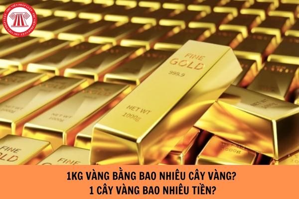 1 kg vàng bằng bao nhiêu cây vàng? 1 cây vàng bao nhiêu tiền?