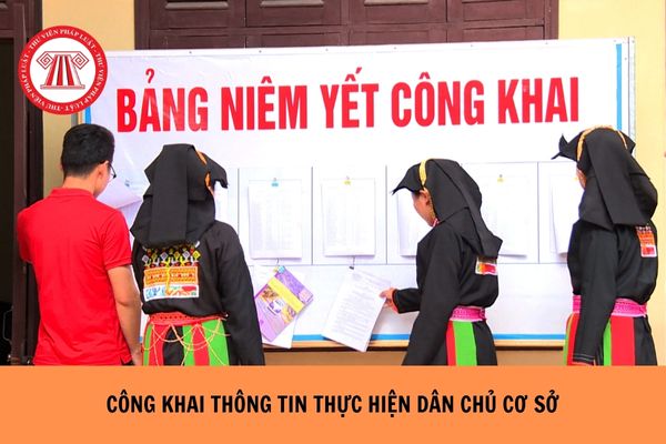 Xử lý công khai thông tin thực hiện dân chủ ở cơ sở như nào khi cơ quan, đơn vị chưa có trang thông tin điện tử nội bộ hoặc hệ thống thông tin điện tử nội bộ?