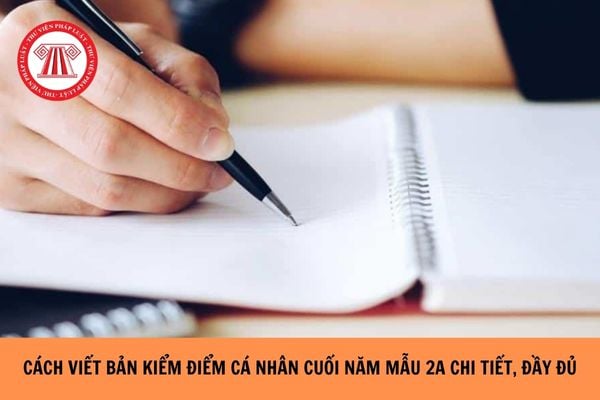 Cách viết bản kiểm điểm cá nhân cuối năm mẫu 2A chi tiết, đầy đủ?