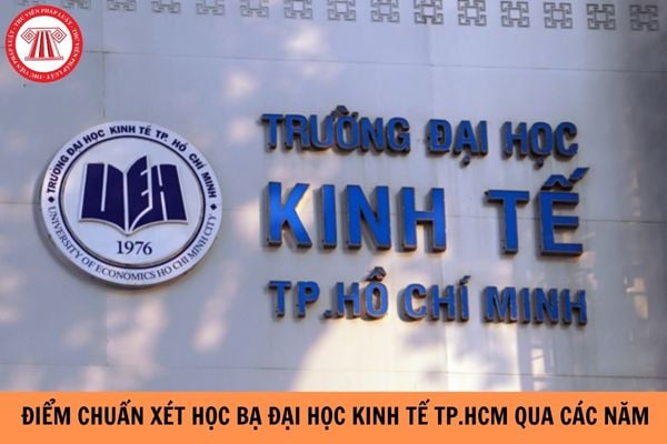 Điểm chuẩn xét học bạ Đại học Kinh tế TP.HCM qua các năm?