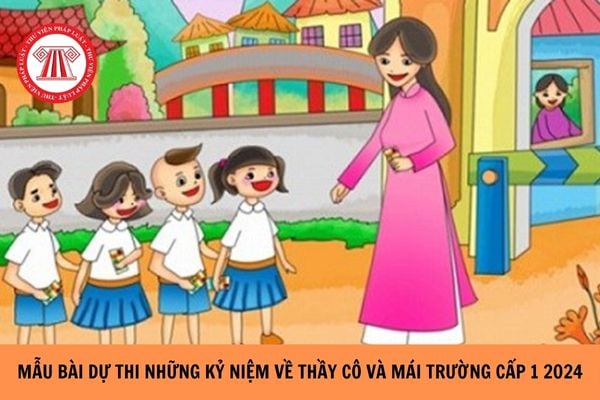 Mẫu Bài dự thi những kỉ niệm về thầy cô và mái trường cấp 1 ngắn gọn năm 2024?