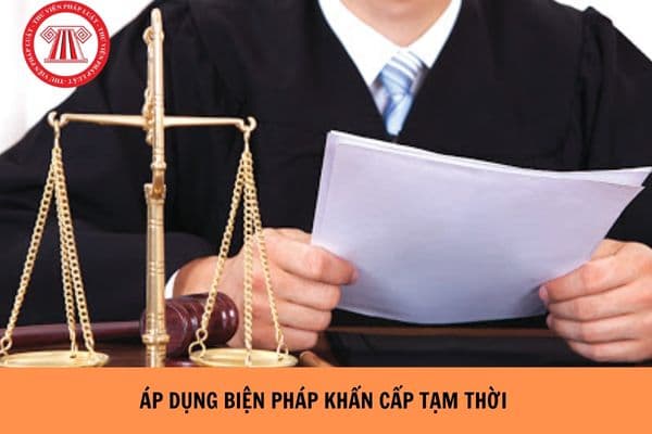 Mẫu quyết định áp dụng biện pháp khẩn cấp tạm thời dành cho Thẩm phán trong vụ án dân sự? Cách viết mẫu?