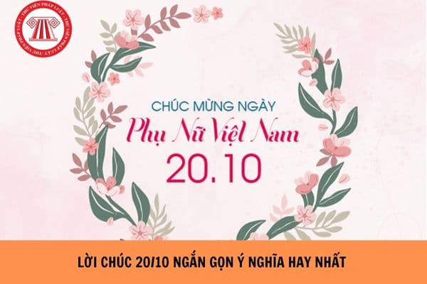 Lời chúc 20 10 ngắn gọn ý nghĩa hay nhất cho tất cả chị em, phụ nữ Việt Nam?