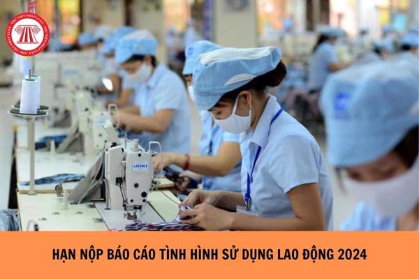 Hạn nộp báo cáo tình hình sử dụng lao động 2024?