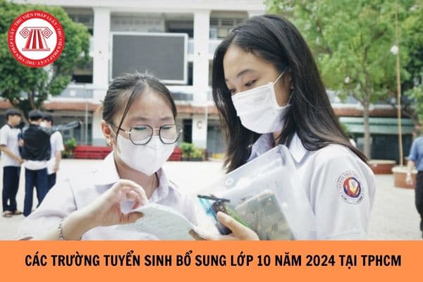 Tổng hợp các trường tuyển sinh bổ sung lớp 10 2024 tại TPHCM?