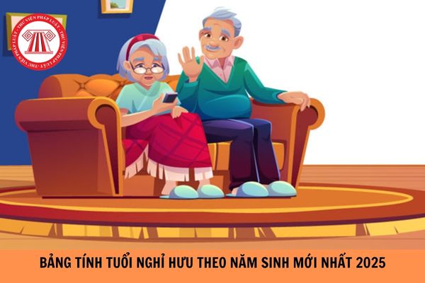 Bảng tính tuổi nghỉ hưu theo năm sinh mới nhất 2024?