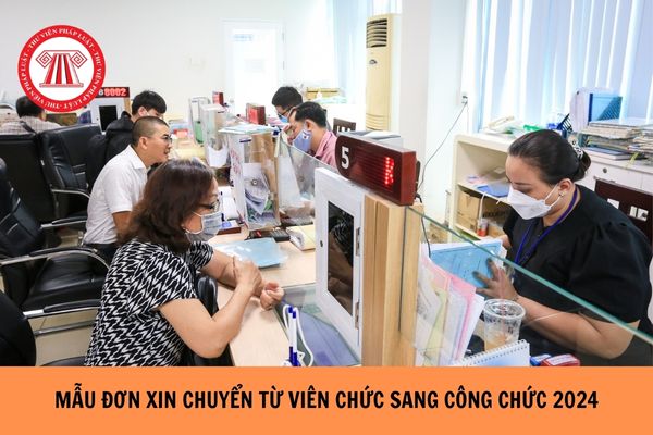 Mẫu Đơn xin chuyển từ viên chức sang công chức năm 2024?