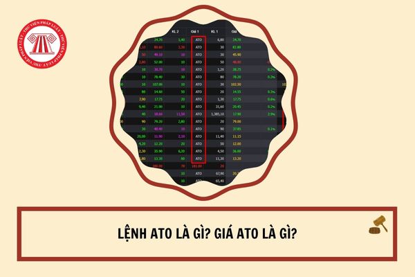 Lệnh ATO là gì? Giá ATO là gì? Tại phiên khớp lệnh định kỳ mở cửa có được phép sửa, hủy lệnh ATO không?