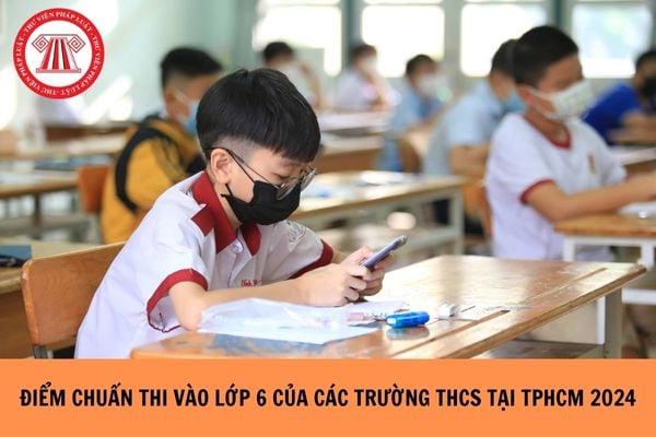 Điểm chuẩn thi vào lớp 6 của các trường THCS tại TPHCM năm 2024?