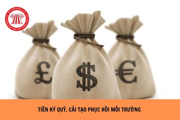 Tiền ký quỹ cải tạo, phục hồi môi trường trong hoạt động khai thác khoáng sản và hoạt động chôn lấp chất thải được gửi tại ngân hàng nào?