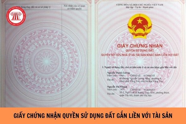 Thủ tục làm giấy chứng nhận quyền sử dụng đất gắn liền với tài sản theo trường hợp tặng cho?