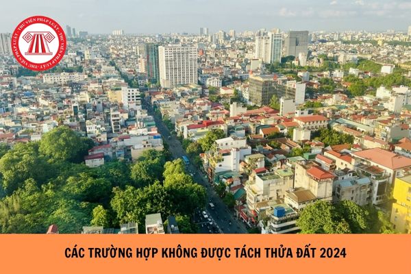 Các trường hợp không được tách thửa đất theo quy định mới 2024?