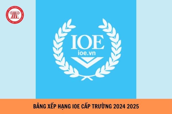 Bảng xếp hạng IOE cấp trường 2024 2025 xem ở đâu? Cách xếp hạng IOE như thế nào?