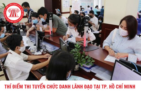 Thí điểm thi tuyển chức danh lãnh đạo, quản lý cấp sở và tương đương năm 2024 tại TP. Hồ Chí Minh?