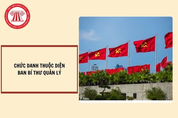 Các chức danh cán bộ thuộc diện Ban Bí thư quản lý hiện nay?