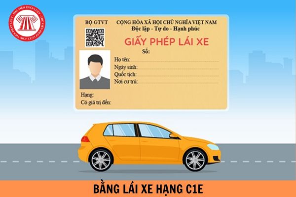 Bằng lái xe hạng C1E lái được xe gì từ ngày 01/01/2025?